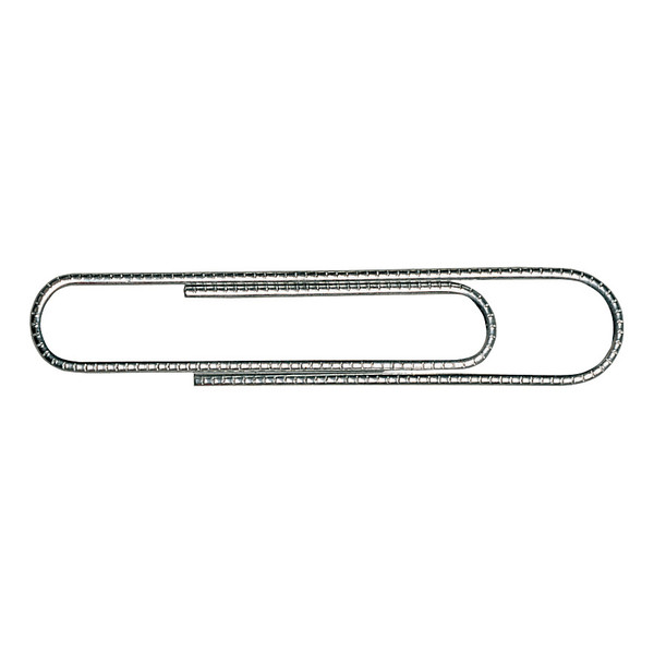 5 Star Office Paperclips Serrated Giant Length 76mm [Pack 100]