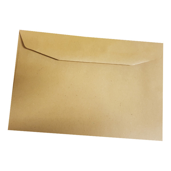 5 Star Office Envelopes FSC Recycled Wallet Gummed Lightweight 80gsm C6 114x162mm Manilla [Pack 2000]