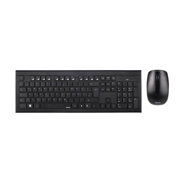 Hama Cortino Wireless Keyboard And Mouse Set Black ref 73182664