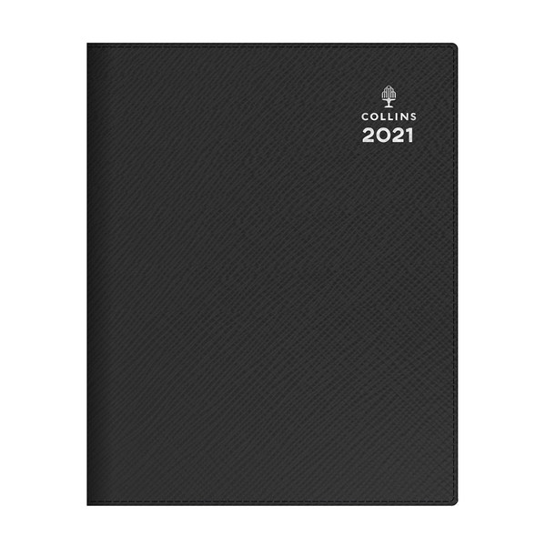 Collins 2021 Leadership Diary Week to View Wirobound A4 297x210mm Black Ref CP6740 2021