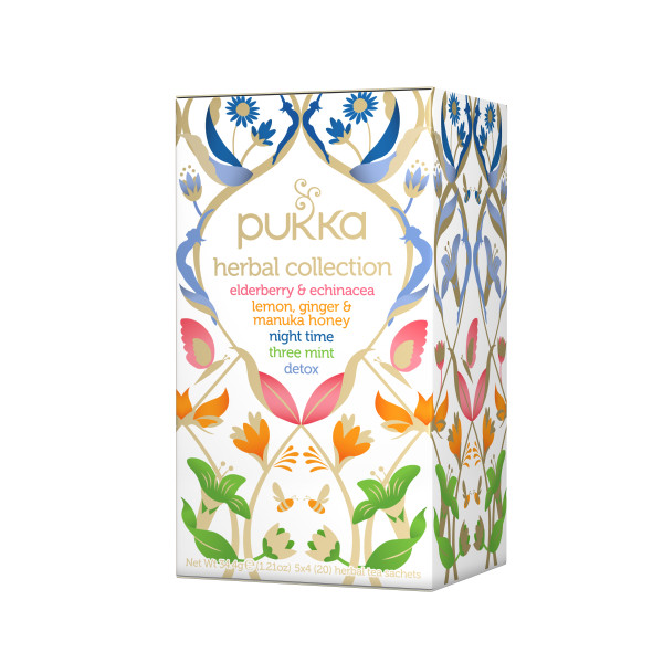 Pukka Individually Enveloped Tea Bags Herbal Heroes Collection Ref 5060229012388 [Pack 20]