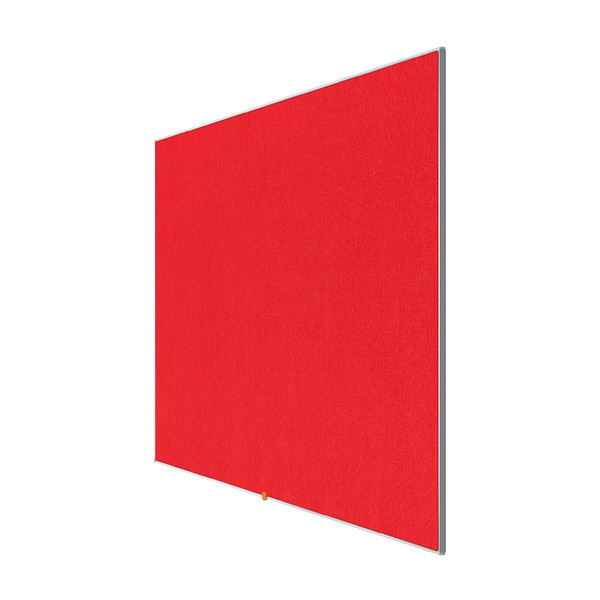 Nobo 85 inch Widescreen Felt Board 1880x1060mm Red Ref 1905313