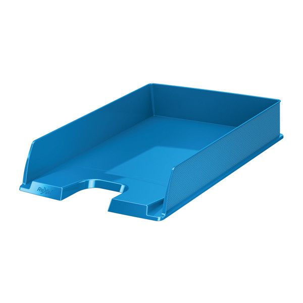 Rexel Choices Letter Tray PP A4 254x350x61mm Blue Ref 2115601