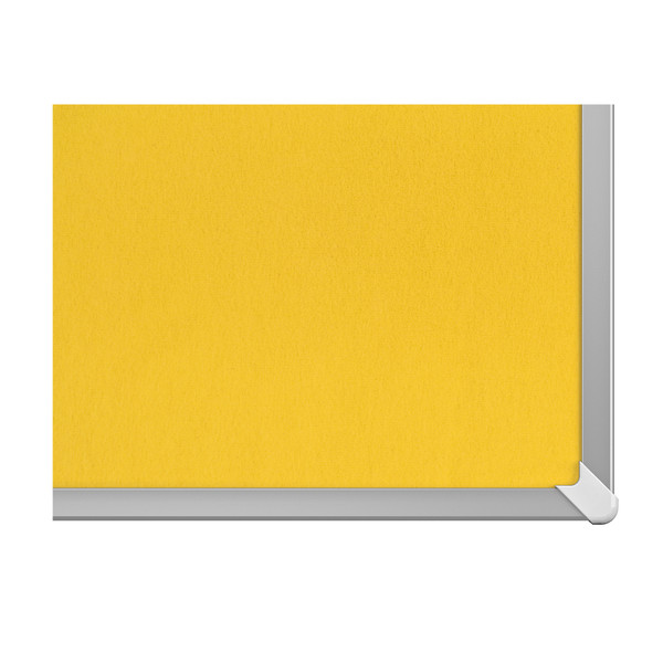 Nobo 85 inch Widescreen Felt Board 1880x1060mm Yellow Ref 1905321