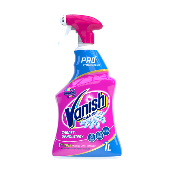 Vanish Carpet Cleaner Upholstery Oxi Action Stain Remover 1 Litre Ref RB500823