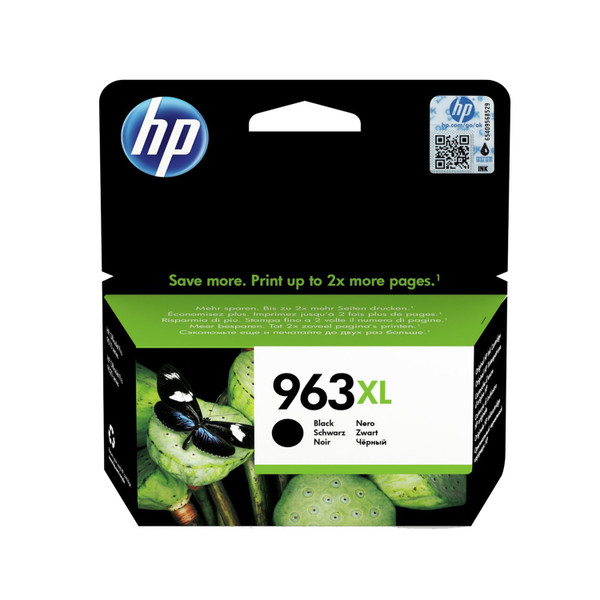 Hewlett Packard 963XL Inkjet Cartridge High Yield Page Life 2000pp 47.86ml Black Ref 3JA30AE