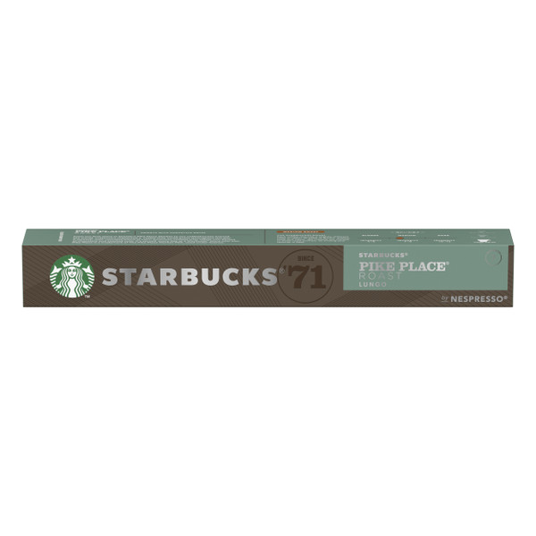 Starbucks by Nespresso Pike Place Lungo 10x12x53g 120 Pods Ref 12423398