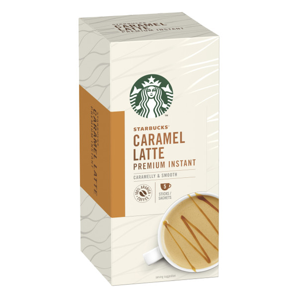 Starbucks Caramel Latte Sachets 6 boxes Each with 5 x 107g Sachets Ref 12431759