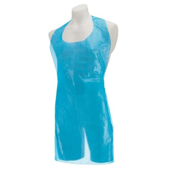 Greengard Biodegradable Plastic Aprons on a Roll (Blue)