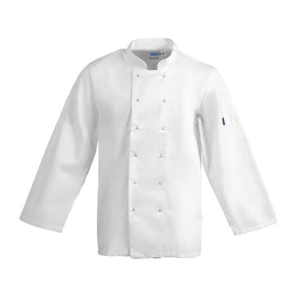 Whites Vegas Unisex Chefs Jacket Long Sleeve White XS