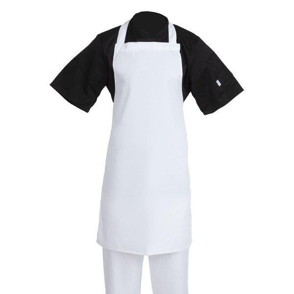 Whites Bib Apron Polycotton White