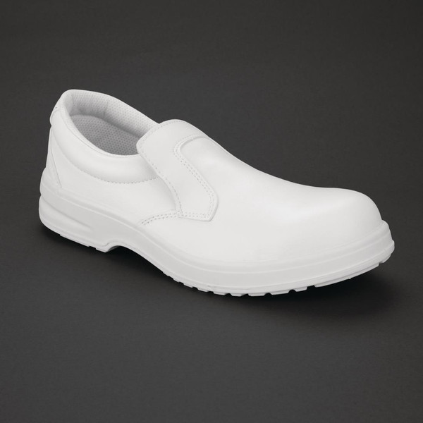 Slipbuster Lite Unisex Safety Slip On White Size 39