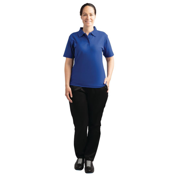 Ladies Polo Shirt Royal Blue L