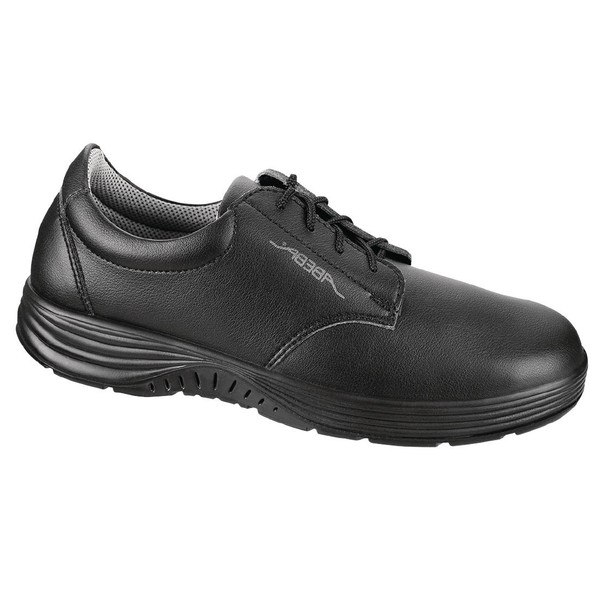 Abeba X-Light Microfiber Lace Up Safety Shoe Black Size 35