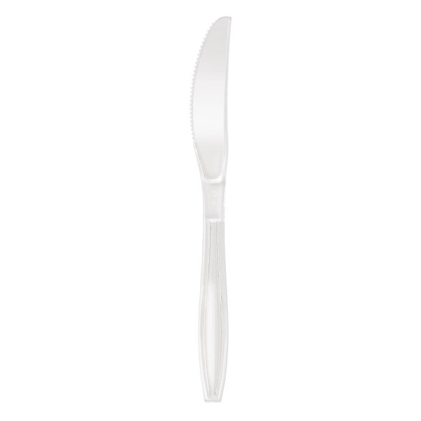 Fiesta Recyclable Heavy Duty Plastic Knives Clear (Pack of 100)