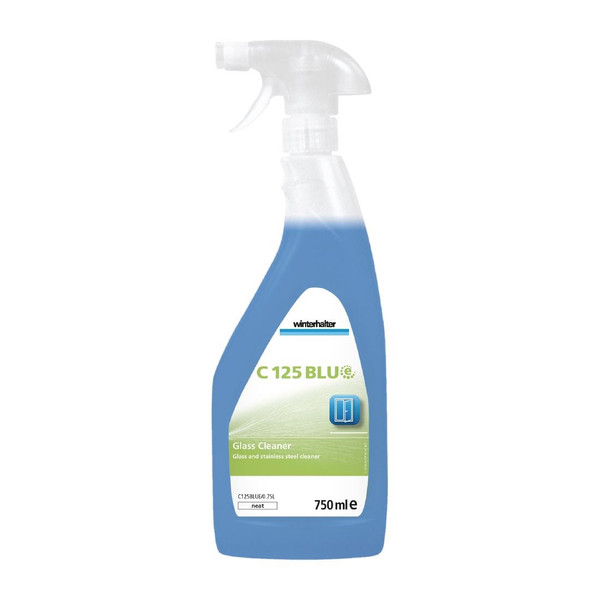 Winterhalter C125 BLUe Glass Cleaner Ready To Use 750ml (6 Pack)