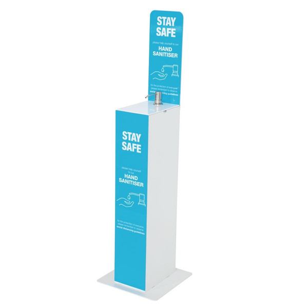 Slimline Freestanding Hand Sanitiser Station 5Ltr