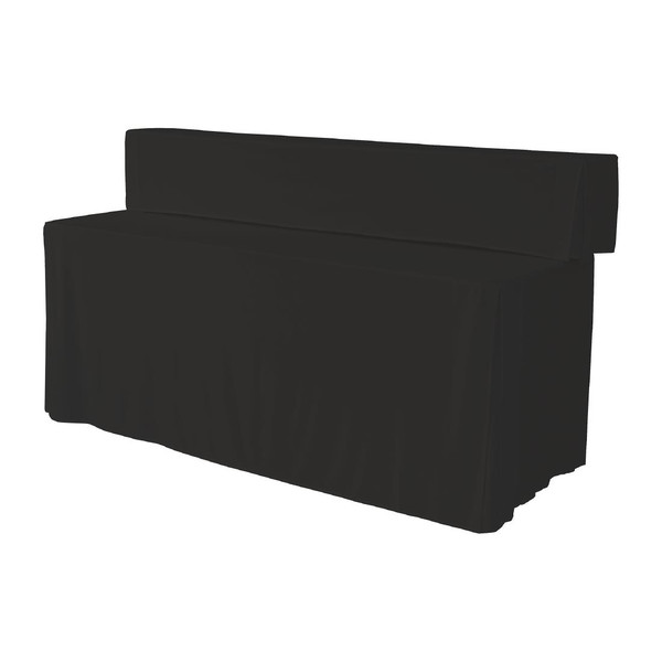 ZOWN Buffet Table Plain Cover Black