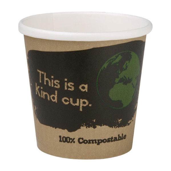 Fiesta Compostable Espresso Cups Single Wall 113ml / 4oz (Pack of 1000)
