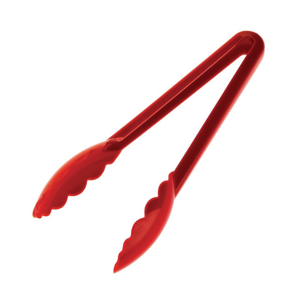 Matfer Bourgeat Exoglass Tongs Red 9"