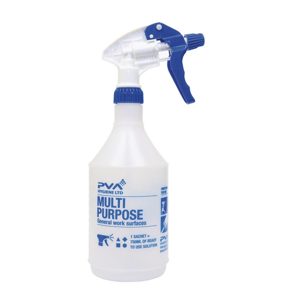 PVA Hygiene Multi-Purpose Cleaner Trigger Spray Bottle 750ml