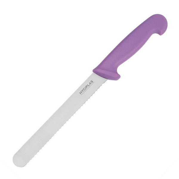 Hygiplas Bread Knife Purple - 8"