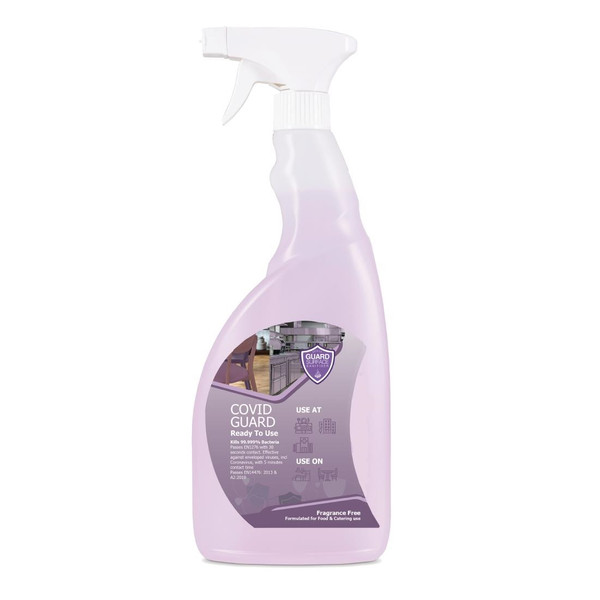 Covid Guard Virucidal Fragrance Free Sanitiser Spray 6 x 750ml