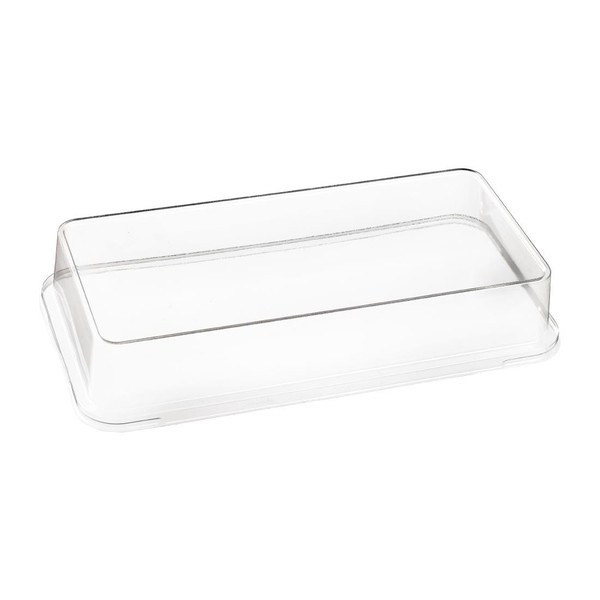 Solia RPET Lid for Bagasse Sushi Tray FC779 Clear 200x100x20mm (Pack of 50)