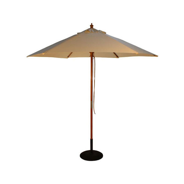 Bolero Cheltenham Round Parasol 2.5m Diameter Natural