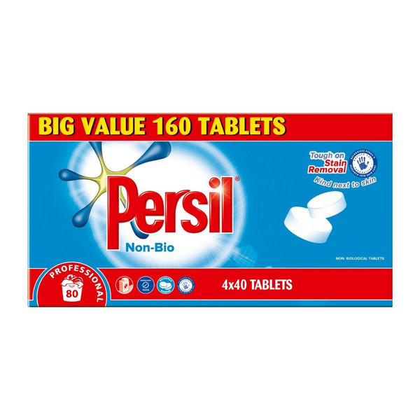 Persil Pro Formula 80 Wash Non-Biological Laundry Detergent Tablets (160 Pack)