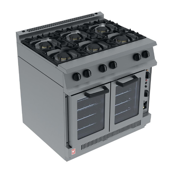 Falcon Dominator 6 Burner Convection Natural Gas Oven Range G2102