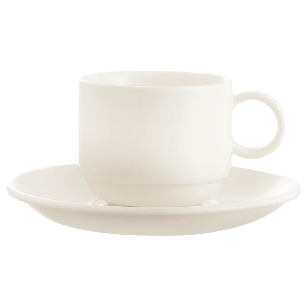 Arcoroc Zenix Large Double Well Saucers 150mm (Pack of 24)