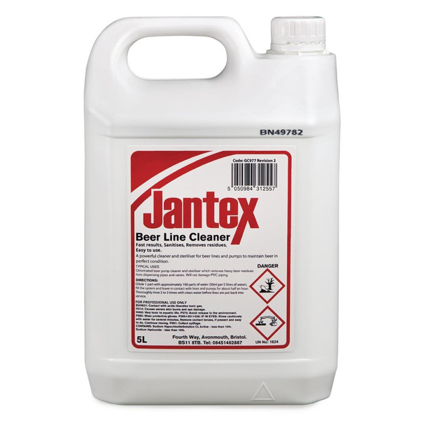 Jantex Beer Line Cleaner Concentrate 5Ltr
