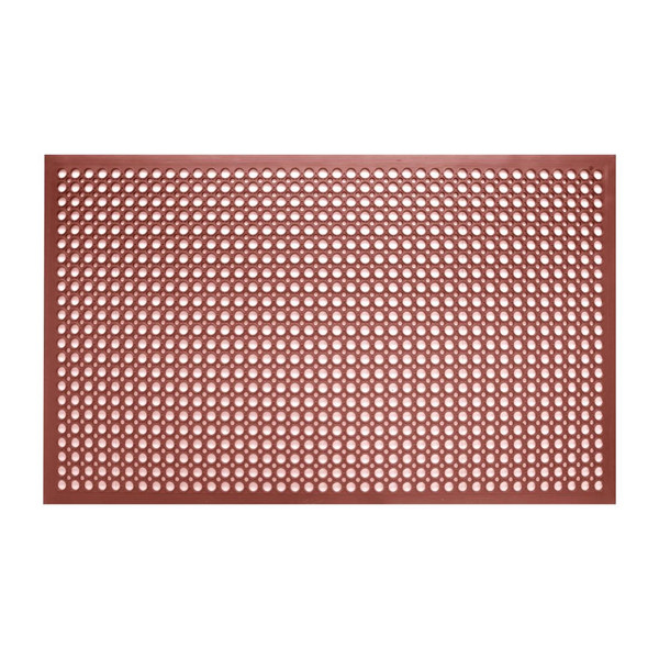 Jantex Rubber Anti Fatigue Mat Red