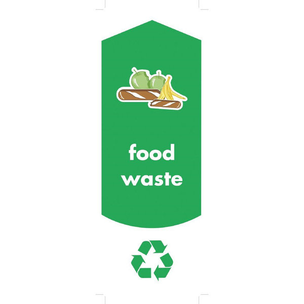 Rubbermaid Food Waste Stickers (Pack of 4)