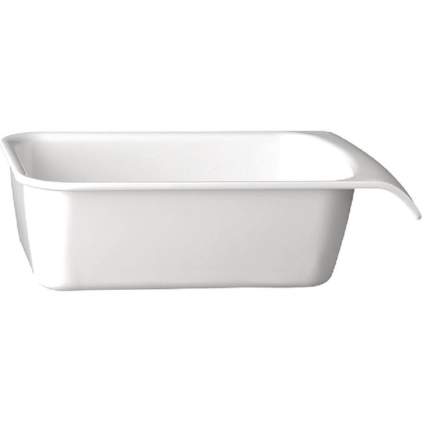 APS White 1/4GN Cascade Buffet Bowl