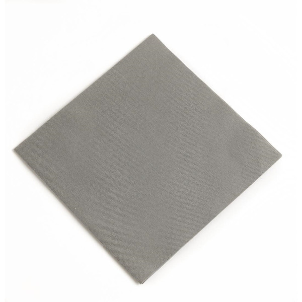 Duni Dinner Napkin Granite Grey 40x40cm 1ply 1/8 Fold (Pack of 720)