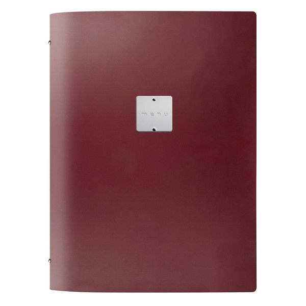 DAG Fashion Leather Menu Cover A4 Bordeaux