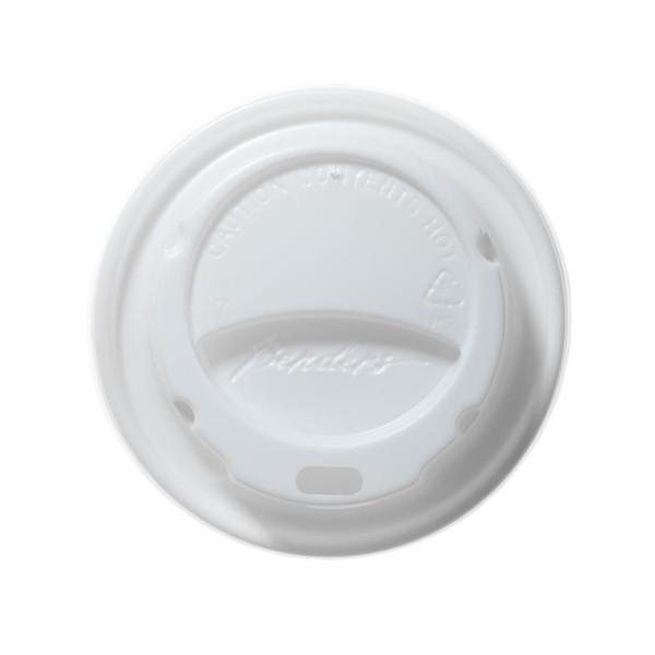 White Domed Lids For Benders 225ml Disposable Cups (Pack of 1000)