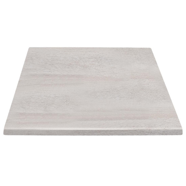 Bolero Pre-drilled Square Table Top Whitewash 700mm