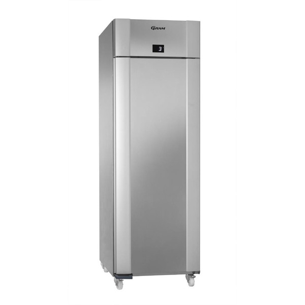 Gram Eco Plus 1 Door 610Ltr Freezer Stainless Steel F 70 CAG C1 4N