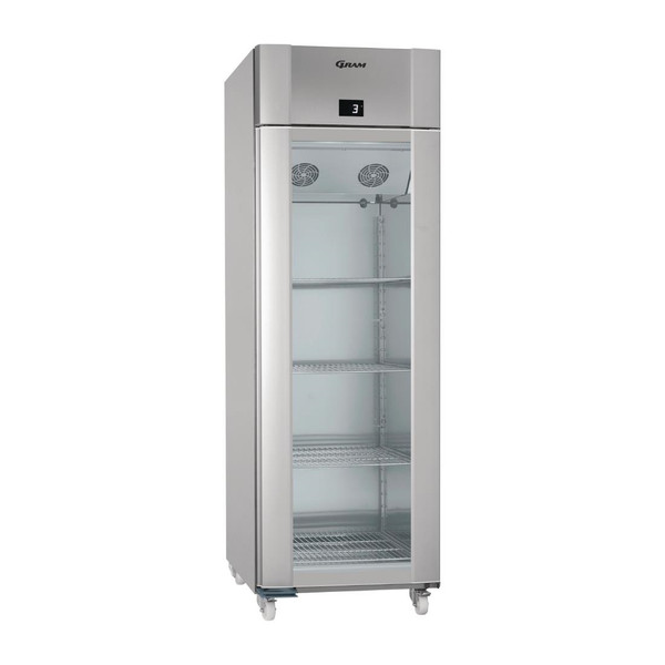 Gram Eco Plus 1 Glass Door 610Ltr Fridge Vario Silver KG 70 RCG C1 4N