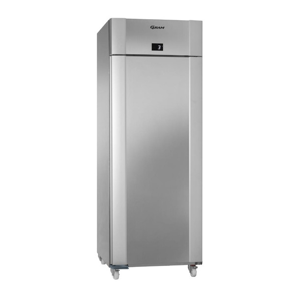 Gram Eco Twin 1 Door 601Ltr Freezer Stainless Steel F 82 CAG C1 4N