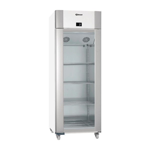 Gram Eco Twin 1 Glass Door 614Ltr Fridge White KG 82 LCG C1 4N