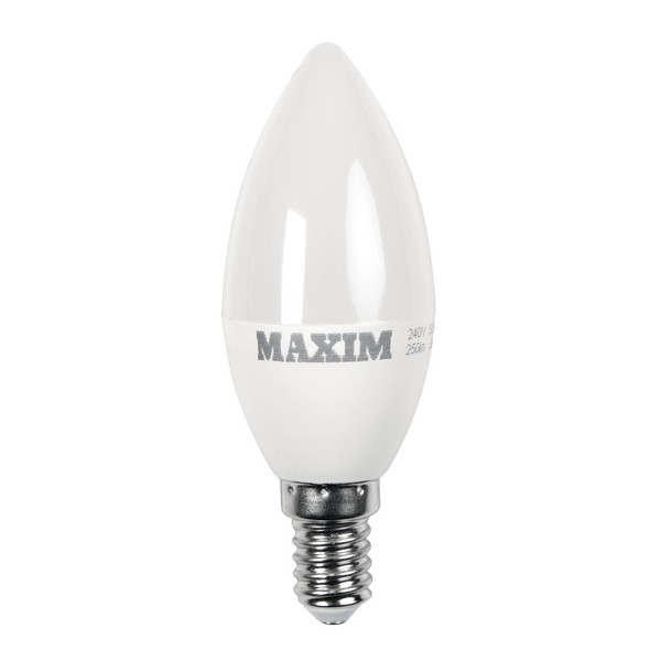 Maxim LED Candle Small Edison Screw Daylight White 3W (Pack of 10)