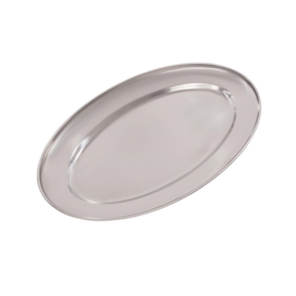 Olympia Stainless Steel Oval Serving Tray 350mm