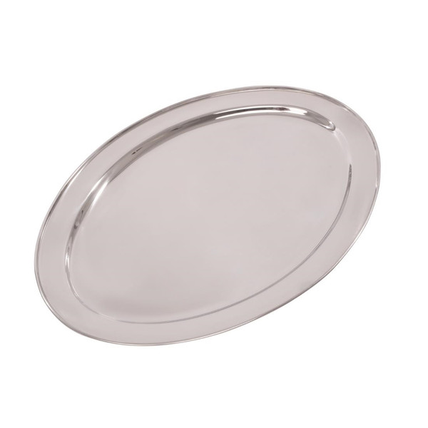 Olympia Stainless Steel Oval Serving Tray 660mm