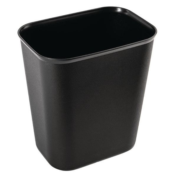 Bolero Bedroom Bin Black 6Ltr