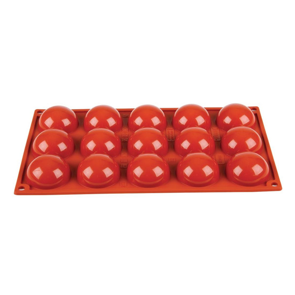 Pavoni Formaflex Silicone Half Sphere Mould 15 Cup