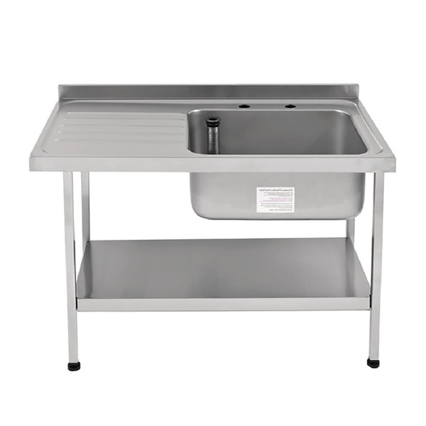 Franke Sissons Self Assembly Stainless Steel Sink Left Hand Drainer 1200x650mm